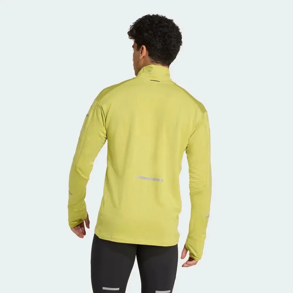 Adidas Adi365 Climawarm+ Half Zip Running Top Long Sleeve JM5725 Men Small